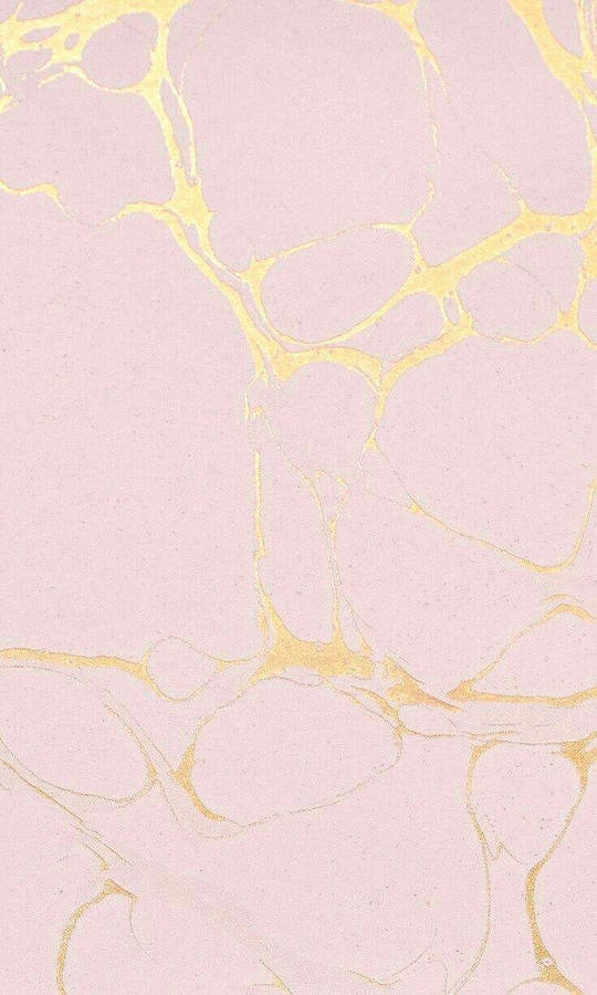 Caption: Luxurious Pink Marble With Golden Veins Wallpaper