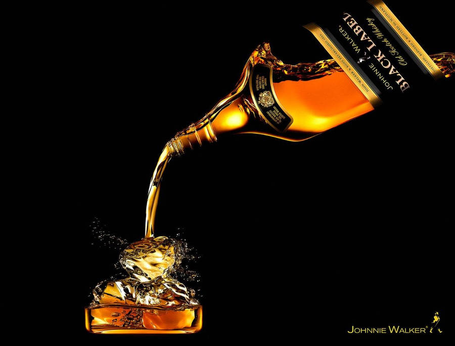 Caption: Luxurious Taste Of Johnnie Walker Scotch Wallpaper