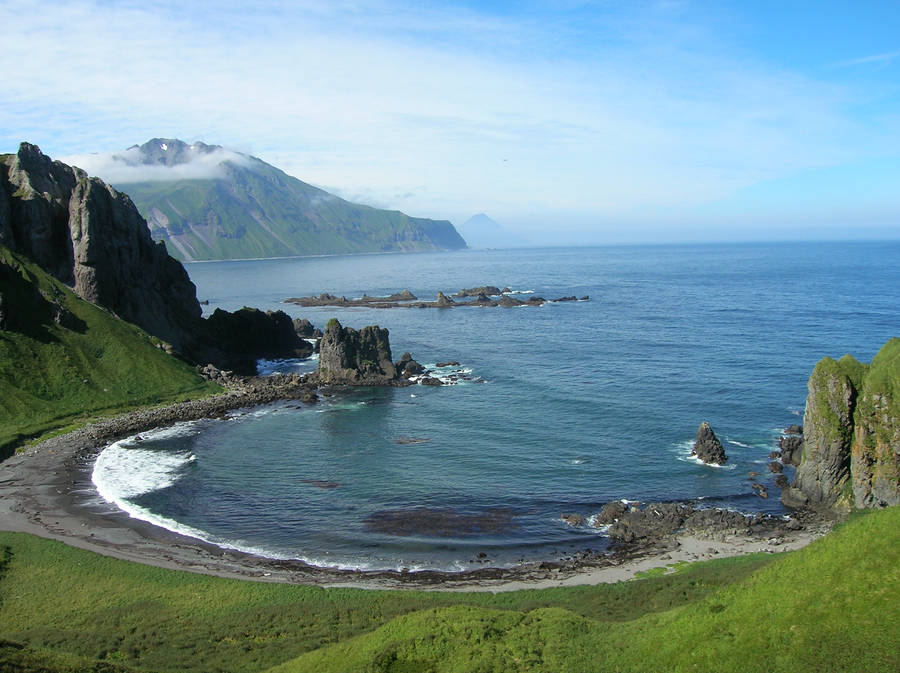 Caption: Majestic Alaskan Island In North America Wallpaper