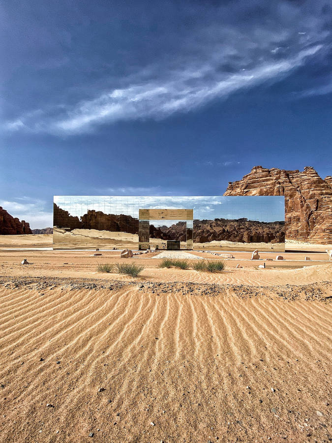 Caption: Majestic Beauty Of Al-ula, Saudi Arabia. Wallpaper