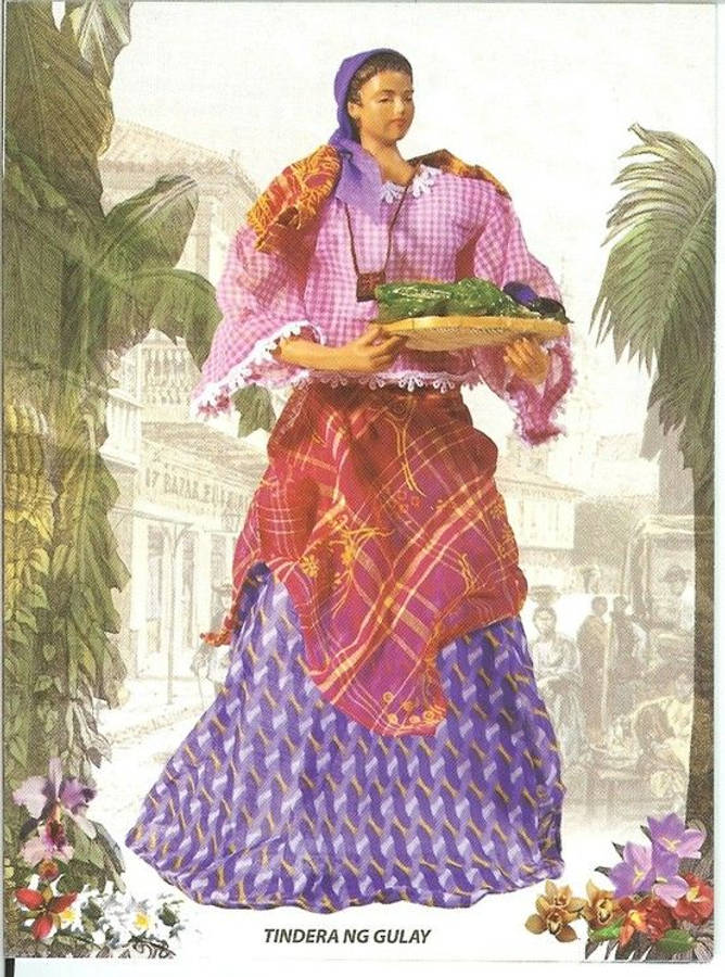 Caption: Maria Clara, The Vibrant Vegetable Vendor Wallpaper