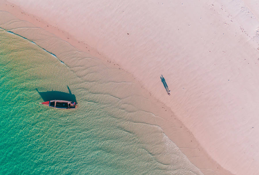 Caption: Mesmerizing View Of Mafia Island, Tanzania Wallpaper