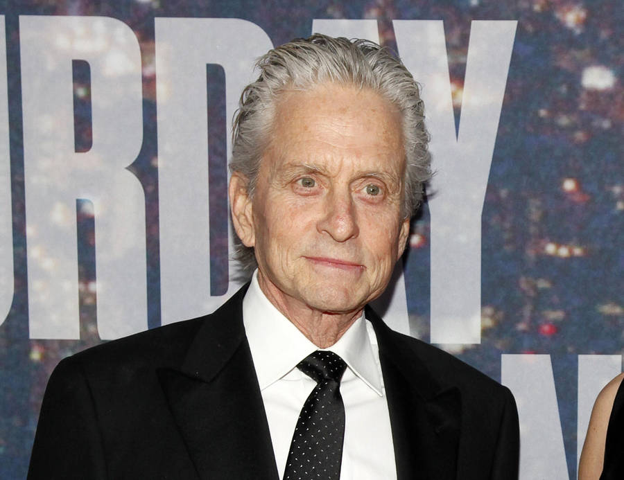 Caption: Michael Douglas At The Primetime Emmy Awards Wallpaper