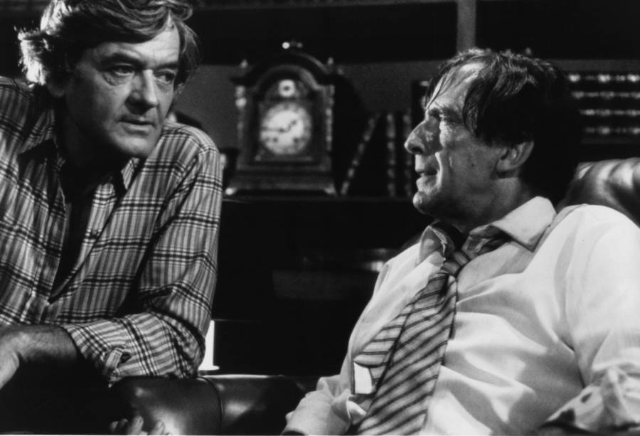 Caption: Pioneers Of The Stage: Hal Holbrook And Fritz Weaver Wallpaper