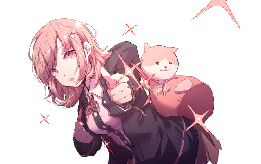 Caption: The Inspiring Chiaki Nanami From Super Dangan Ronpa Wallpaper