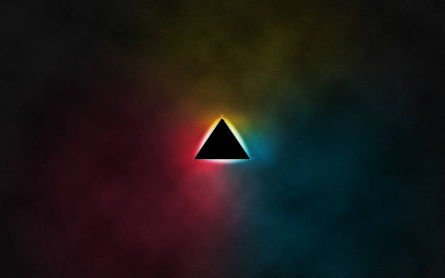 Caption: Tri-color Hype Vibrance Wallpaper