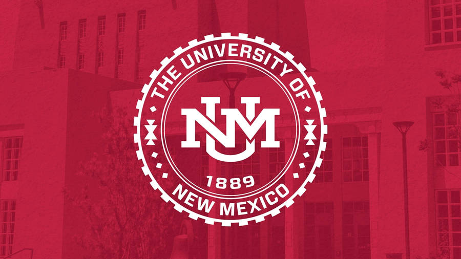 Caption: University Of New Mexico's Prestigious Seal Wallpaper