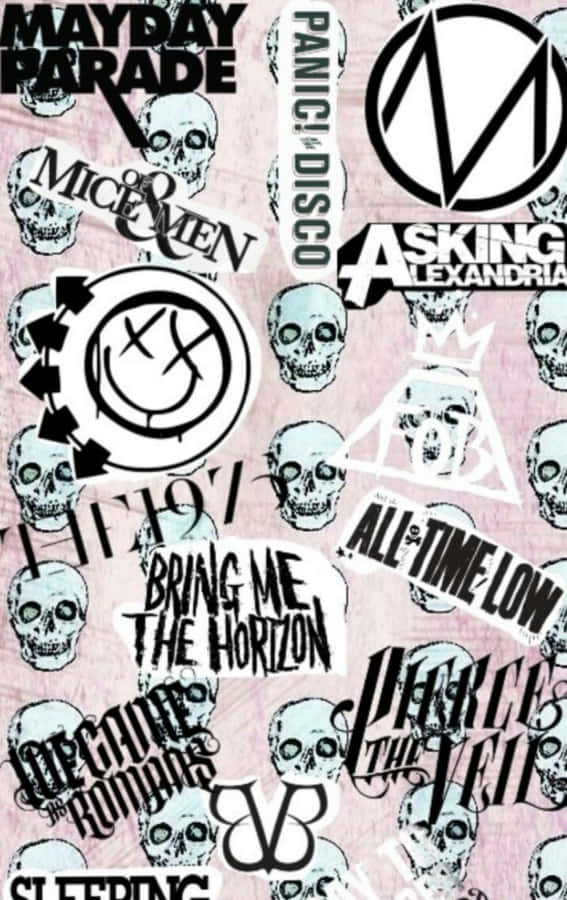 Caption: Untamed Energy Of Punk Rock Wallpaper