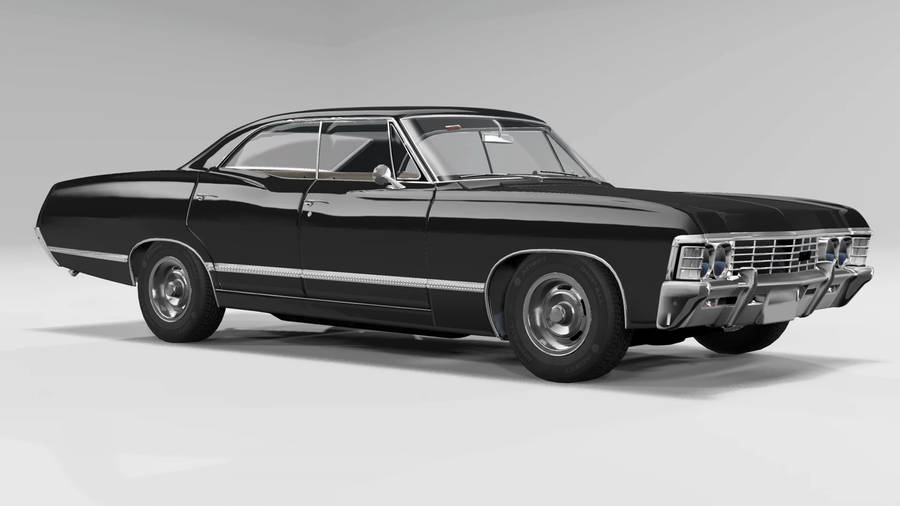 Caption: Vintage Excellence - 1967 Chevrolet Impala Wallpaper