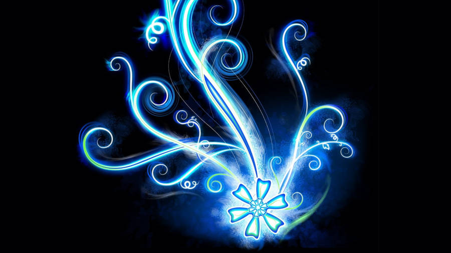 Captivating Blue Fire Flames Wallpaper