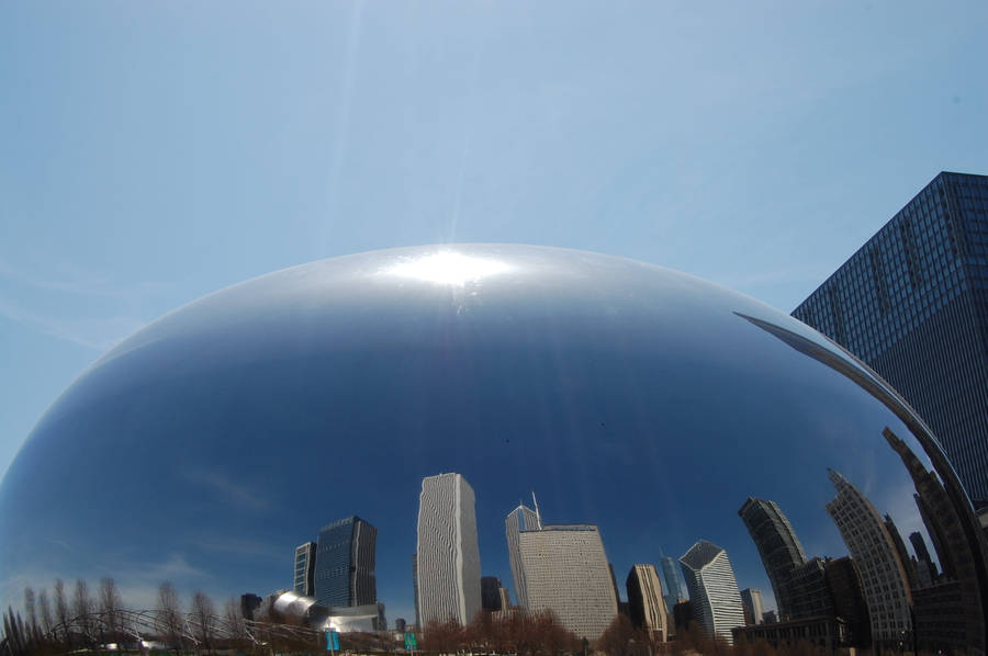 Captivating Close-up Of The Bean Chicago Wallpaper