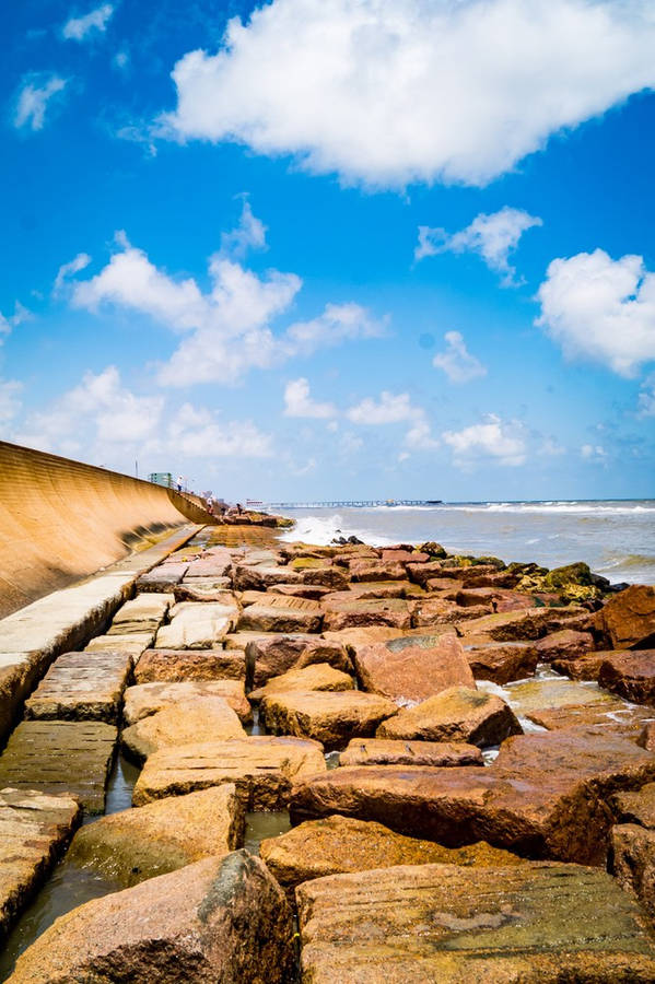 Captivating Galveston Coast, Texas Wallpaper