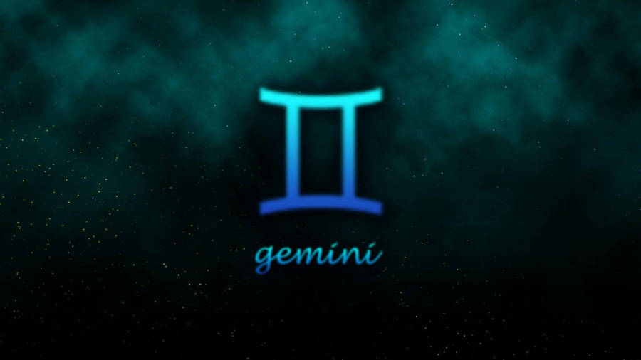 Captivating Gemini Zodiac Icon Wallpaper