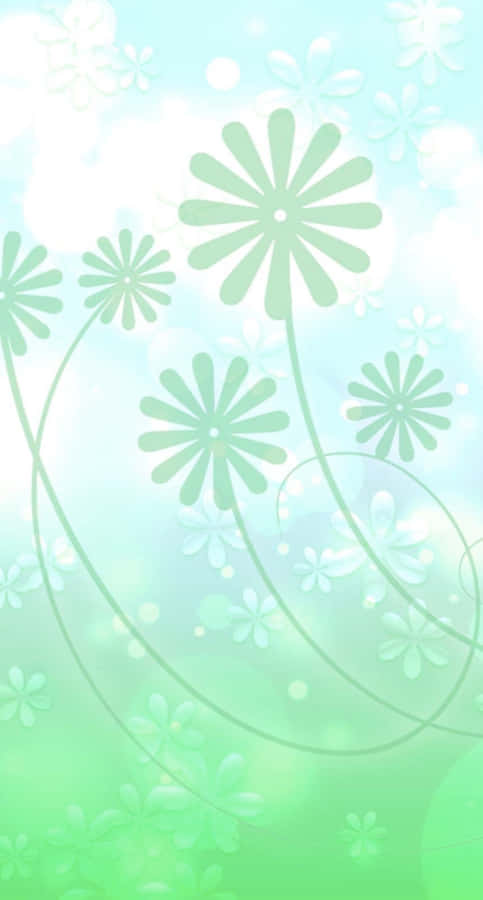 Captivating Pastel Green Aesthetic Wallpaper