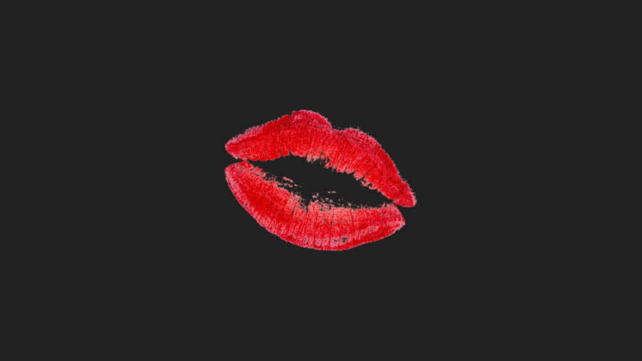 Captivating Red Lips Wallpaper