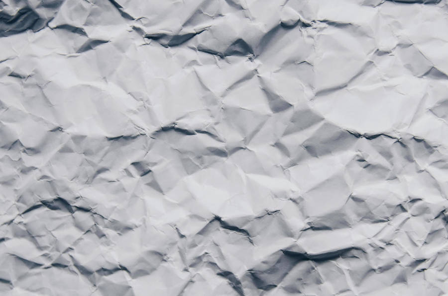 Captivating Texture Of Crumpled White Paper Wallpaper