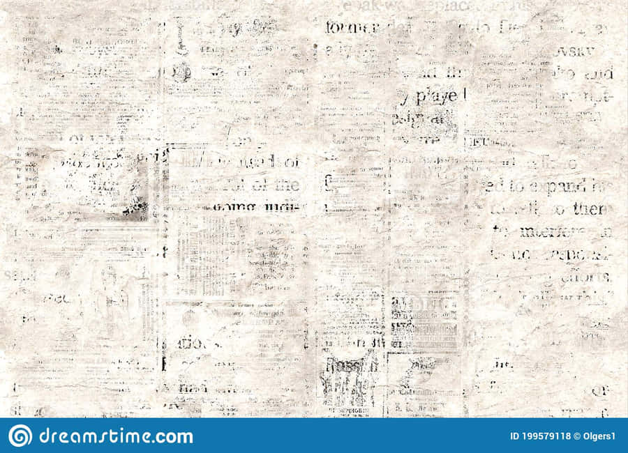 Captivating Vintage Newspaper Background Wallpaper