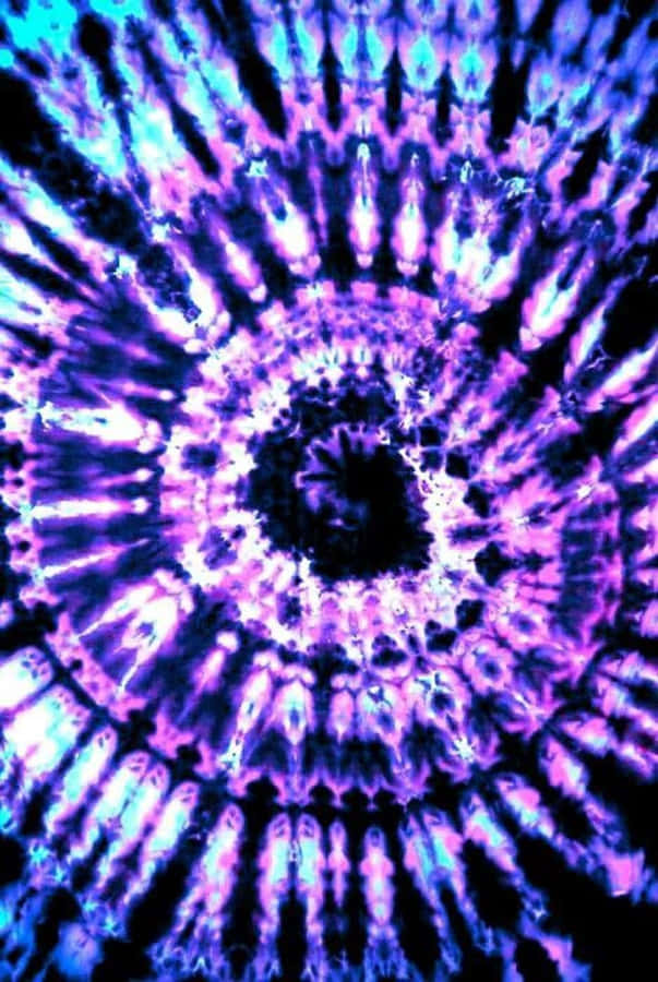 Capture The Vibrant Colors Of Purple Tie Dye Wallpaper