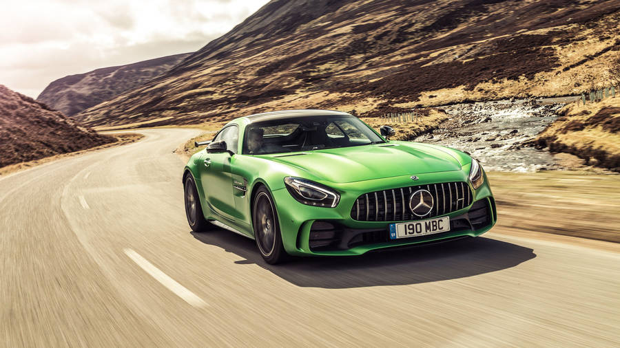 Car 4k Green Mercedes Benz Amg Wallpaper