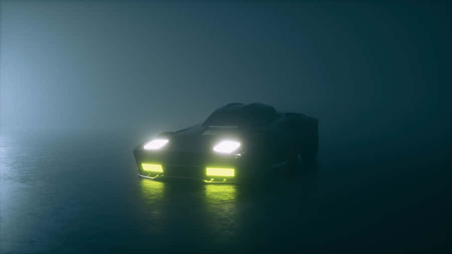 Car In The Fog Rocket League 4k Wallpaper