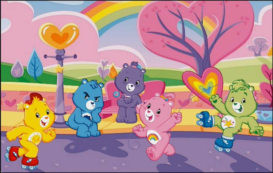 Care Bears On The Park Wallpaper