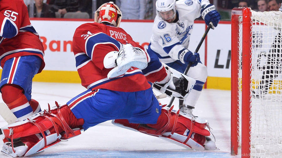 Carey Price Montreal Canadiens 31 Action Photography Wallpaper