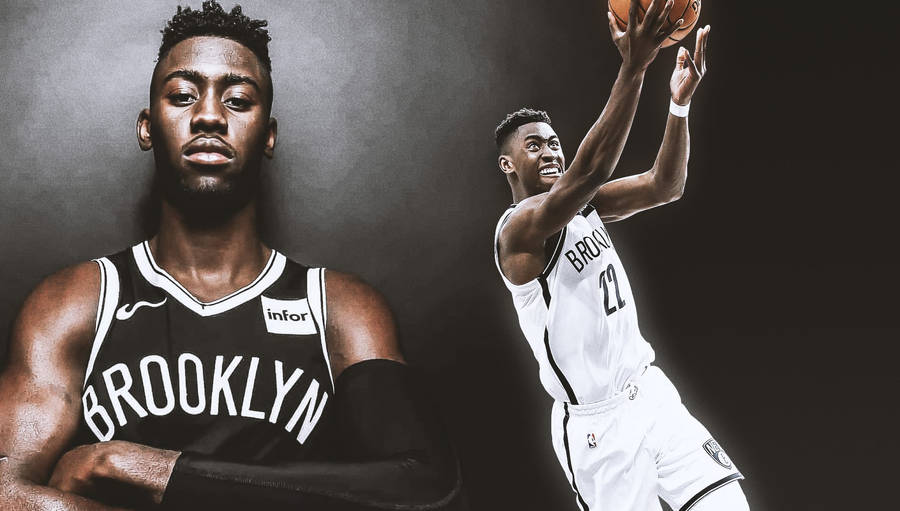 Caris Levert Against Dark Wall Wallpaper