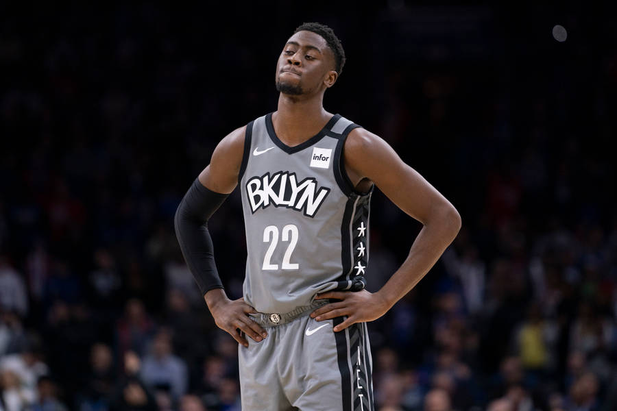 Caris Levert On Court Focus Shot Wallpaper