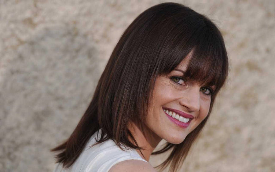 Carla Gugino Charming Smile Wallpaper