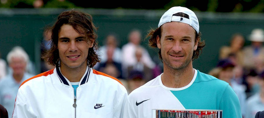 Carlos Moya And Young Nadal Wallpaper