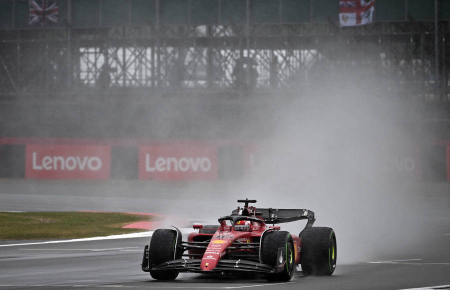 Carlos Sainz Jr In Silverstone Race Wallpaper