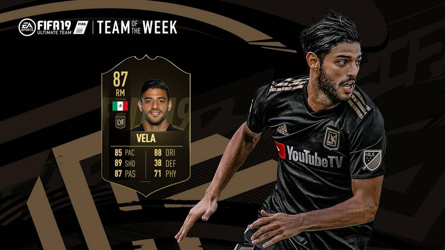 Carlos Vela Fifa 19 Stats Wallpaper