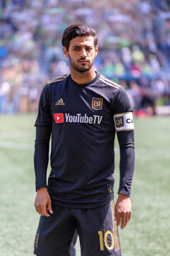 Carlos Vela Lafc Soccer Player Wallpaper