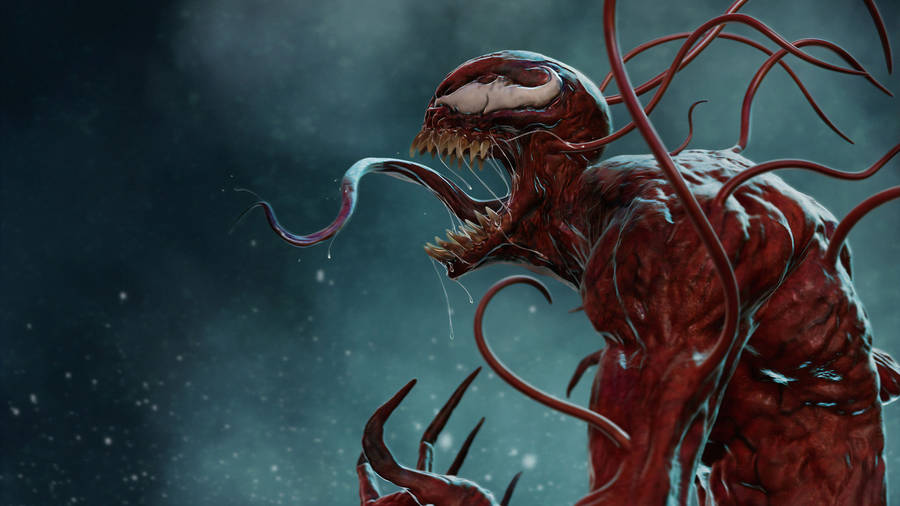 Carnage 4k Whipping Tendrils Wallpaper