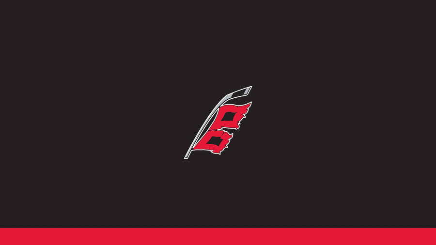 Carolina Hurricanes Logo In The Dark Wallpaper