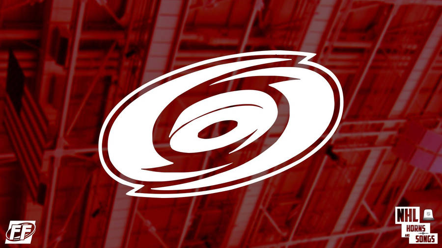 Carolina Hurricanes Logo On Building Wallpaper