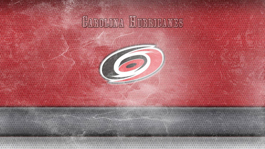 Carolina Hurricanes Logo On Smudge Wall Wallpaper