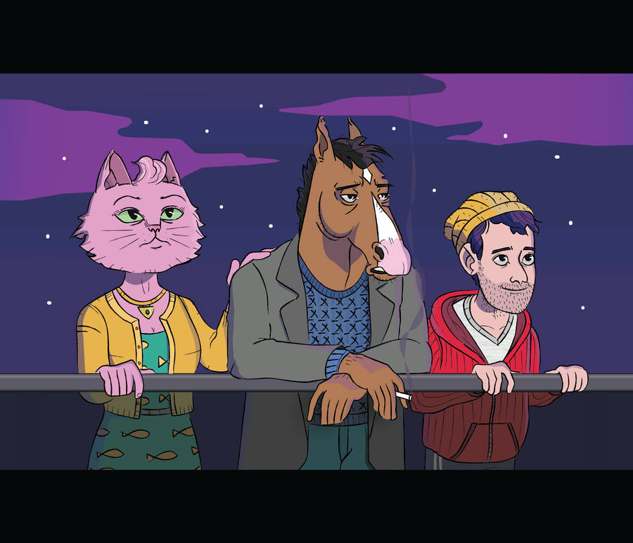 Carolyn Todd And Bojack Horseman Wallpaper