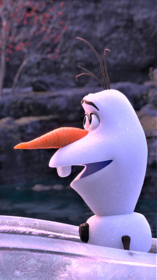 Carrot-nosed Olaf Wallpaper