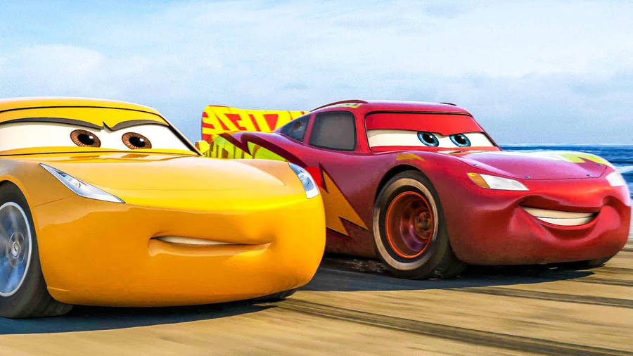 Cars 3 Lightning Mcqueen Cruz Ramirez Wallpaper