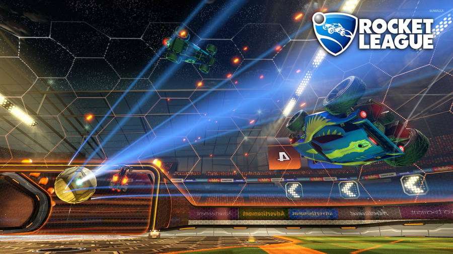 Cars Meet Football In Rocket League Wallpaper