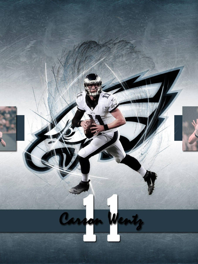 Carson Wentz Philadelphia Eagles Digital Art Wallpaper