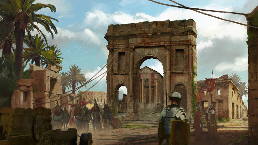 Carthage Soldiers Rendering Wallpaper