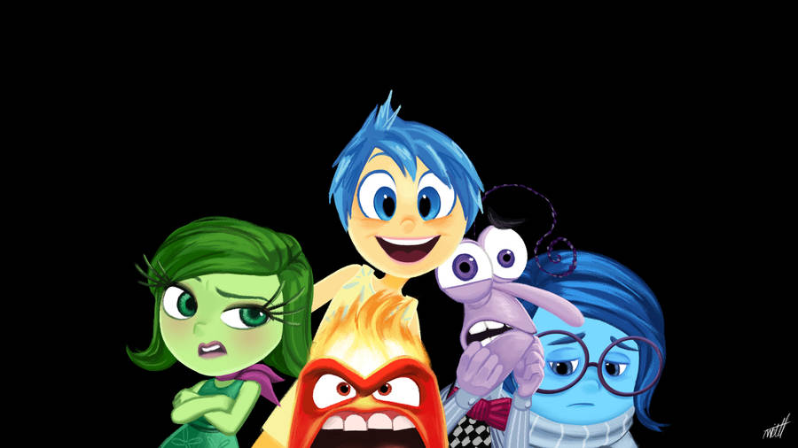 Cartoon Art Inside Out Wallpaper