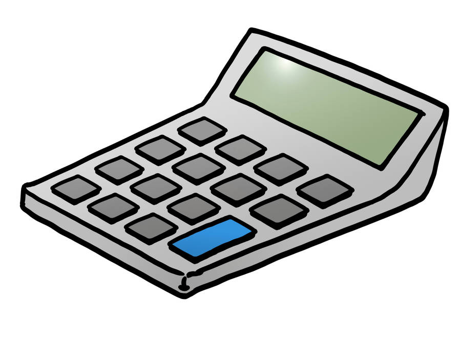 Cartoon Calculator Illustration Wallpaper