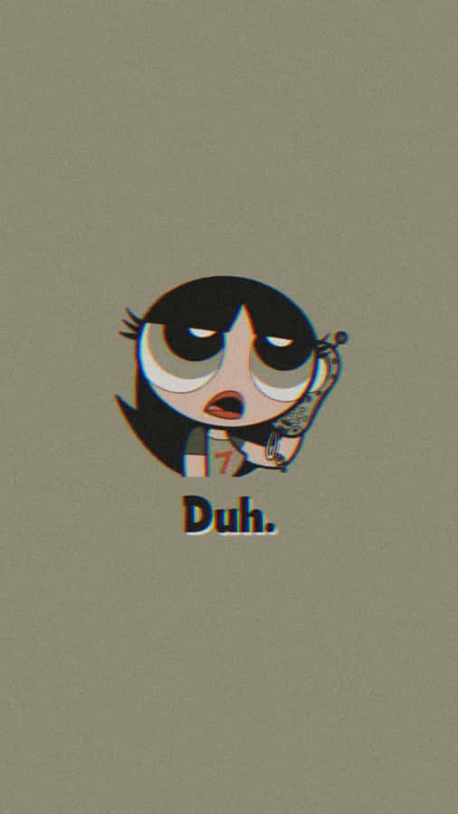 Cartoon Character Sarcastic Expression Duh Wallpaper