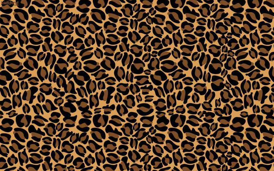 Cartoon Cheetah Print Wallpaper