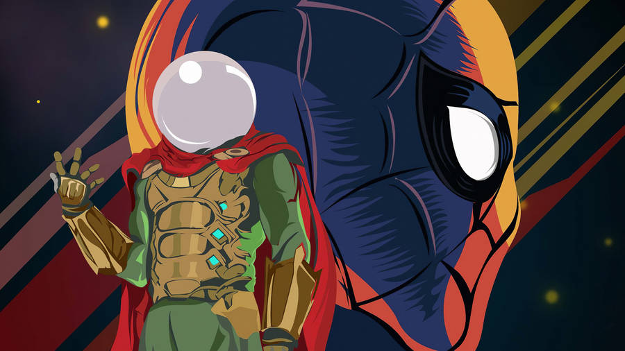 Cartoon Mysterio Art Wallpaper