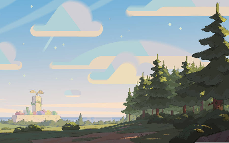 Cartoon Network Steven Universe Forest Wallpaper