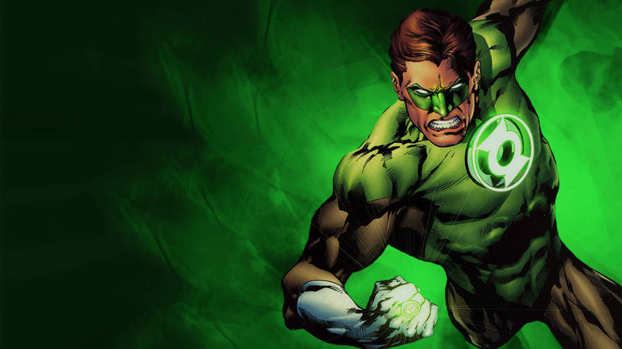 Cartoon Super Hero Green Lantern Wallpaper